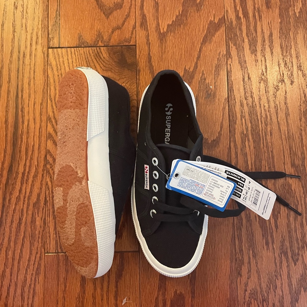 Superga 2750 COTU CLASSIC BLACK WHITE